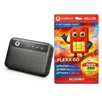 Беспроводной 4G Wi-Fi модем U10S Pro, Cat 6 с аккумулятором 3000 мАч + SIM-карта Vodafone