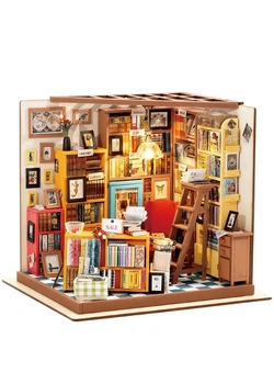 Конструктор 3D міні-будинок Robotime Corner Sam's Study DG102 (6946785108644)