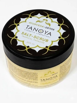Соляний cкраб Тропічний рай TANOYA AYURVEDA DETOX 200 мл