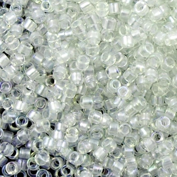 DB-1671 Бісер Miyuki Delica Beads 11/0 (райдужний білий дим), 50 г