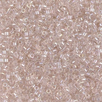 DB-1674 Бісер Miyuki Delica Beads 11/0 (райдужний блідий пудровий), 50 г
