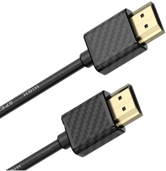 Кабель Earldom ET-W24 HDMI 2.0 to HDMI 4K@60Hz 3D, HDCP 2.2, HDR 5 м Black (HD-000008)