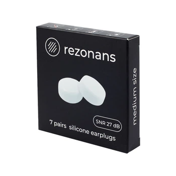 Силіконові беруші для сну Rezonans 14 штук з рівнем захисту SNR 27дБ