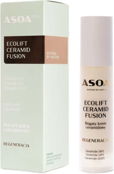Krem do twarzy Asoa Ecolift Ceramid Fusion nawilżający 50 ml (5906660449249)