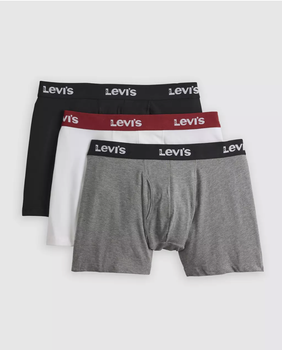 Трусы мужские Levi's Boxer Briefs 3-Pack Размер S