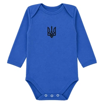 Боди детский кулир Арлекин Тризуб 6220-022 56 86 см Джинс