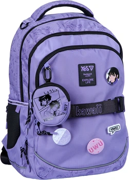 Рюкзак школьный YES TS-59M Kawaii 42х29х16 см Purple (5056574460844)