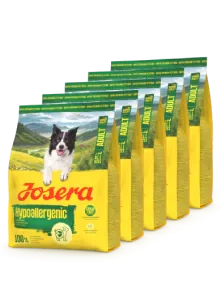 Сухой корм Josera Hypoallergenic Питание без зерновых для чувствительных собак (Насекомые как источник животного белка) 0,9 кг*5 (4,5 кг)