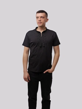 Вышиванка мужская 2XL Черный (707878-2XL)