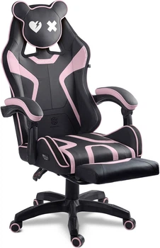 Fotel gamingowy Sofotel Specter 242903 Black-Pink (5903890632250)