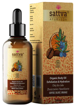 Olejek do ciała Sattva Ayurveda Organic Coffee and Orange Oil 100 ml (5903794189379)