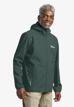 Ветровка мужская Jack Wolfskin Tempest 2L Jkt M A63900_E0271 M водостойкая куртка с карманами зеленая