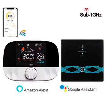 Беспроводной WiFi-термостат RF433 Умный для теплого пола и газового котла с дистанционным управлением