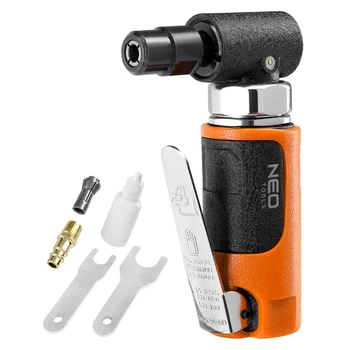 Машина шліфувальна NEO TOOLS кутова пневматична 1/4";1/8" - 6 mm/3mm, 20 000 rpm (14-016)