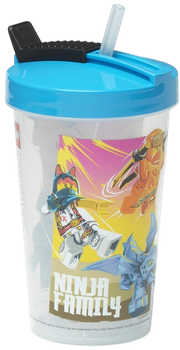 Кружка з трубочкою LEGO Ninjago 500 мл (40441726) (5711938246884)