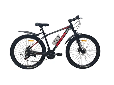 Велосипед CrossBike Roblox 27.5" 17" Чорний-Червоний