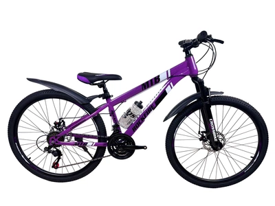 Велосипед CrossBike Rockfire 26" 13" Фіолетовий