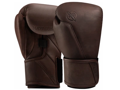 Боксерські рукавички HAYABUSA T360 Leather Boxing Gloves 14 унцій темно-коричневий (6056)