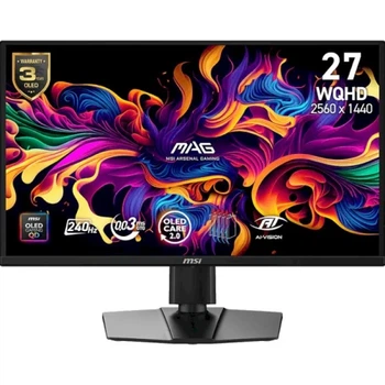Монітор 26.5" MSI MAG 272QP QD-OLED X24, Black (9S6-3CF89A-001)