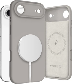 Чохол для смартфона Tech-Protect Silicone Magsafe для Apple iPhone Air Stone Gray (5906302330263)