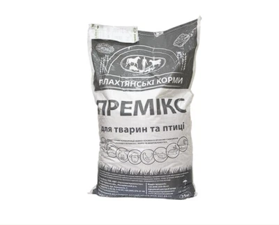 Премікс 1% для дійних корів з удійністю 3,5-5 тис. л. на рік 25 кг