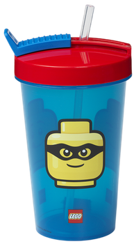 Кружка з трубочкою LEGO Iconic Classic 500 мл (40440001) (5711938030346)