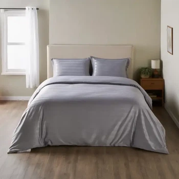 Комплект постільної білизни COLORFUL HOME півтораспальний сірий