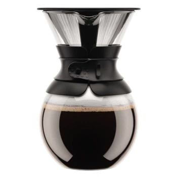 Кавник з фільтром чорний, 1 л, Pour Over Bodum