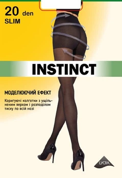 Колготки 20 Den женские Instinct Slim 20 2 Nero (4823121007392)