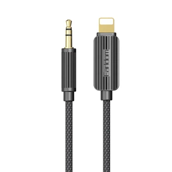 Кабель Earldom ET-AUX68 Lightning to 3.5mm MiniJack 1.2m Black (AUX-000078)