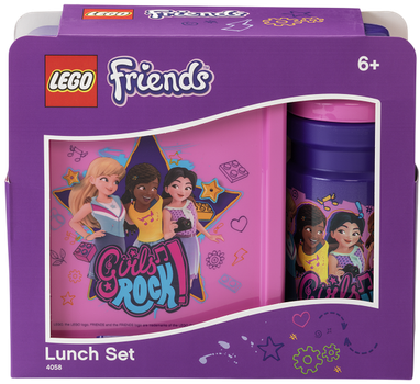 Zestaw lunchowy LEGO Friends Girls Fioletowy (40581734) (5711938032128)
