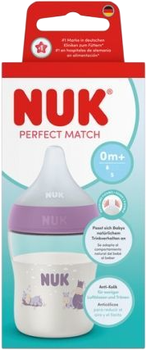 Butelka do karmienia Nuk Perfect Match Hippo 150 ml 445906 (4008600445906)