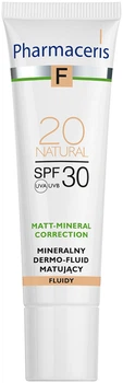 Тональний флюїд Pharmaceris F SPF30 мінеральний 20 Natural 30 мл (5900717153257)