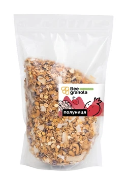 Гранола Bee Granola Клубника 1 кг (4820228430184)
