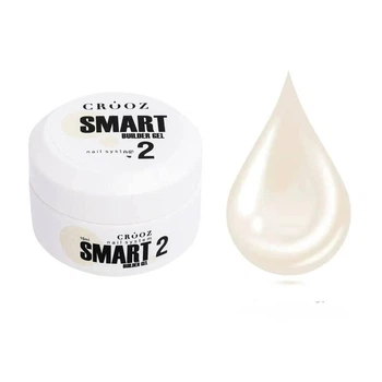 Гель для наращивания Crooz Smart Builder Gel 02 тёпленое молоко 15 мл