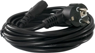 Kabel zasilający DIGITUS Schuko 90/M - C13/F 5 m Black (AK-440100-050-S)