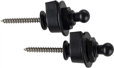 Набор стреплоков GEWA Fire&Stone Safety Black 2 шт Matt Black (RG-555113)