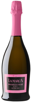 Вино игристое La Marca Prosecco Rose DOC Spumante Millesimato Extra Dry розовое сухое 0,75л 11%