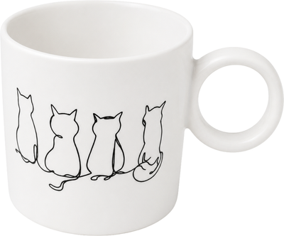 Кружка Milika Kittylandia 455 мл White (M0520-93G-008D-M1381)