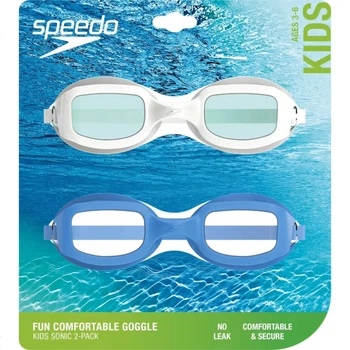 Дитячі окуляри для плавання SPEEDO {3-6 років} Sunny Vibes/сонцезахисні окуляри/просте регулювання, білі/сині, комплект 2 шт