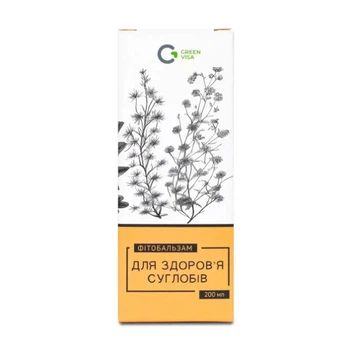 Комплекс для суставов Green Visa Фитобальзам Для здоровья суставов 200 мл /40 servings/