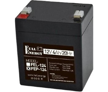 Свинцово-кислотная аккумуляторная батарея Full Energy FEP-124 12В 4А·час AGM (FEP-124)