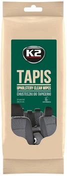 Серветки для очищення тканинної оббивки K2 TAPIS UPHOLSTERY вологі 24 шт