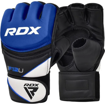 Рукавички для ММА RDX Model GGR-F12U-S розмір S, сині
