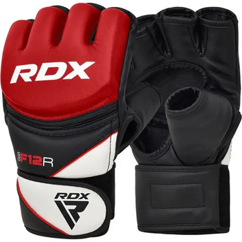 Рукавички для ММА RDX F12 Model GGRF розмір S, червоні