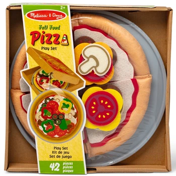 Інтерактивний ігровий набір Melissa & Doug Felt Food Pizza Set 806018 (681147002036)