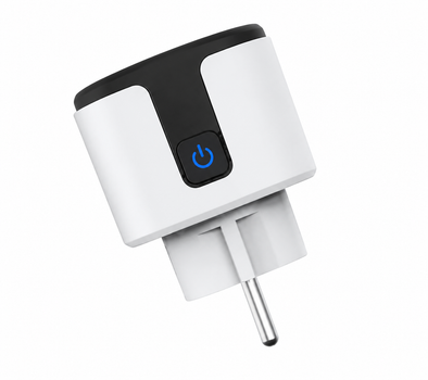 Смарт розетка Tuya Smart Life WiFi 20A 4400W White / Умная вайфай розетка с счетчиком электроэнергии