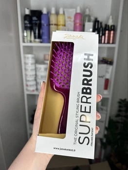 Гребінець Janeke Superbrush (Бургунді з рожевим)