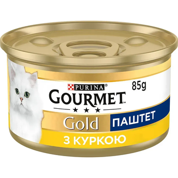 Влажный корм для котов Gourmet Gold паштет с курицей 85 г 12592099