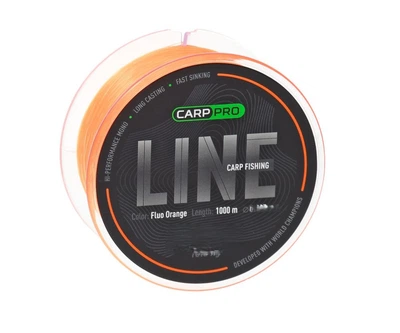 Волосінь Carp Pro Carp Fishing Fluo Orange 1000м 0.37mm